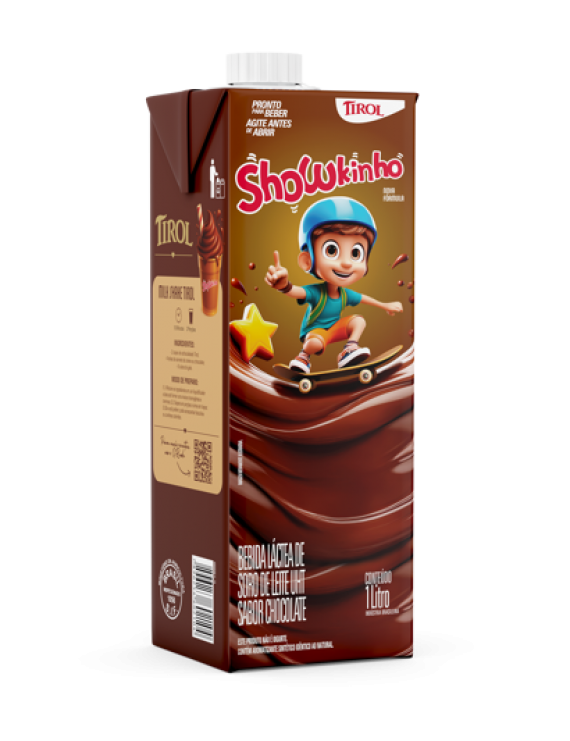 BEBIDA LACTEA UHT CHOCO. SHOWKINHO 1 L