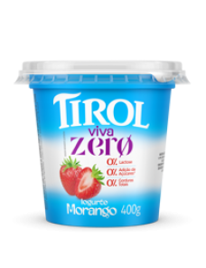 IOGURTE MORANGO PT 400GR VIVA ZERO