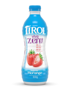 IOGURTE VIVA ZERO GARRAFA 830GR MORANGO