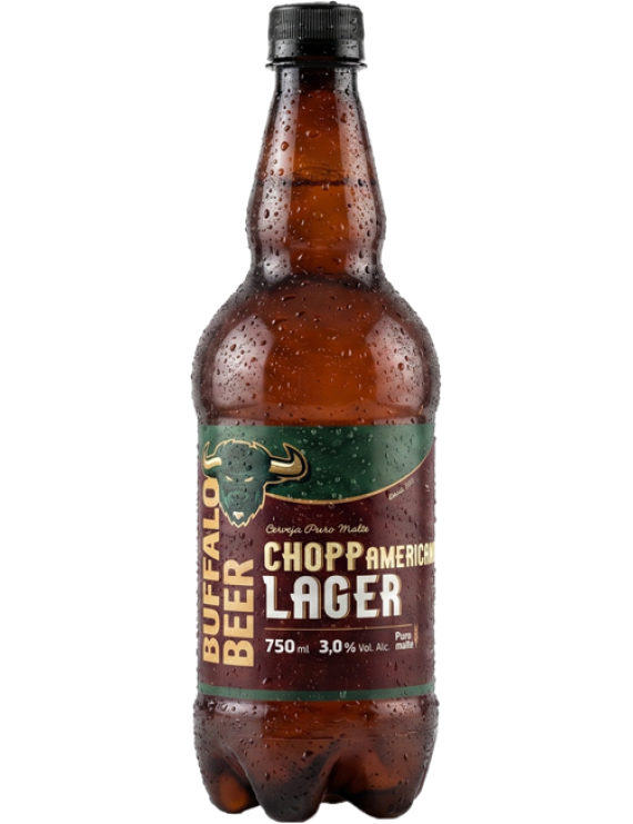 CHOPP - AMERICAN LAGER - PET 750ML BUFFALO BEER
