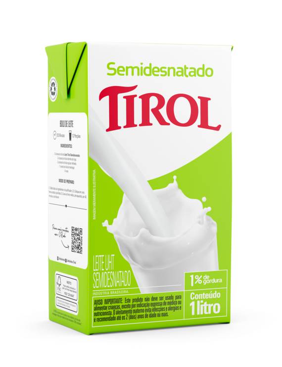 LEITE UHT SEMI DESNATADO TIROL