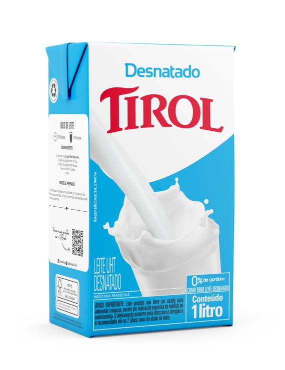 LEITE UHT DESNATADO TIROL