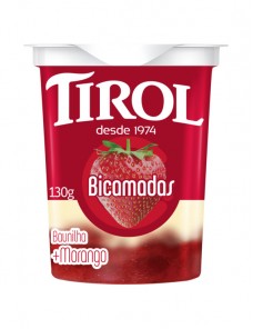 IOGURTE BI CAMADA C/GELEIA DE MORANGO 130GR