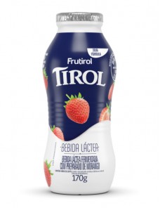 BEBIDA LACTEA GARRAFA MORANGO 170 GR