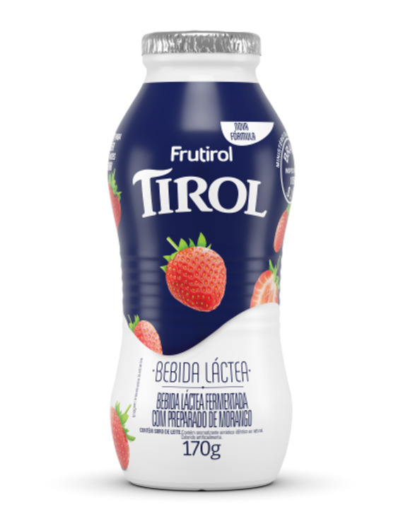 BEBIDA LACTEA GARRAFA MORANGO 170 GR