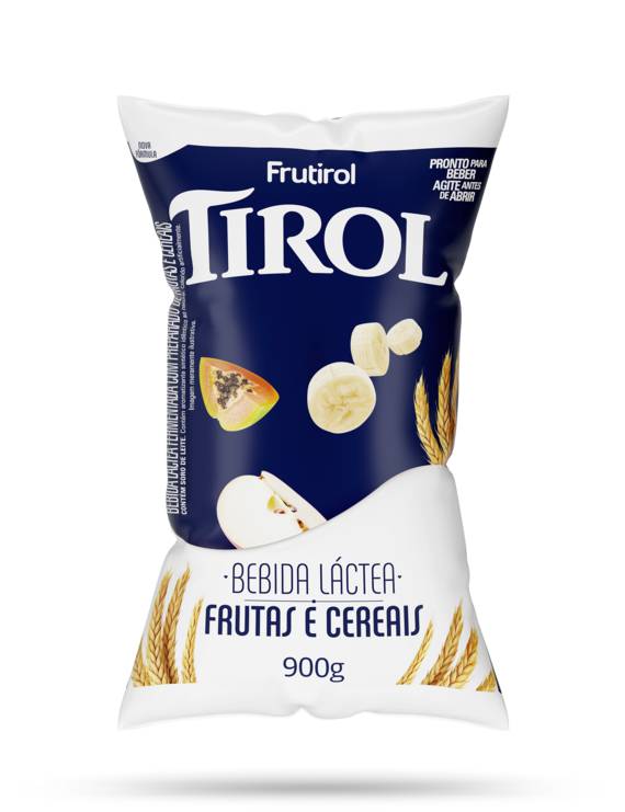 BEBIDA LACTEA PCT FRUTAS E CEREAIS TIROL 900 GR