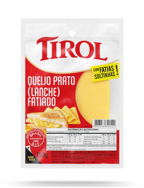 QUEIJO PRATO FATIADO 150 GR ATM