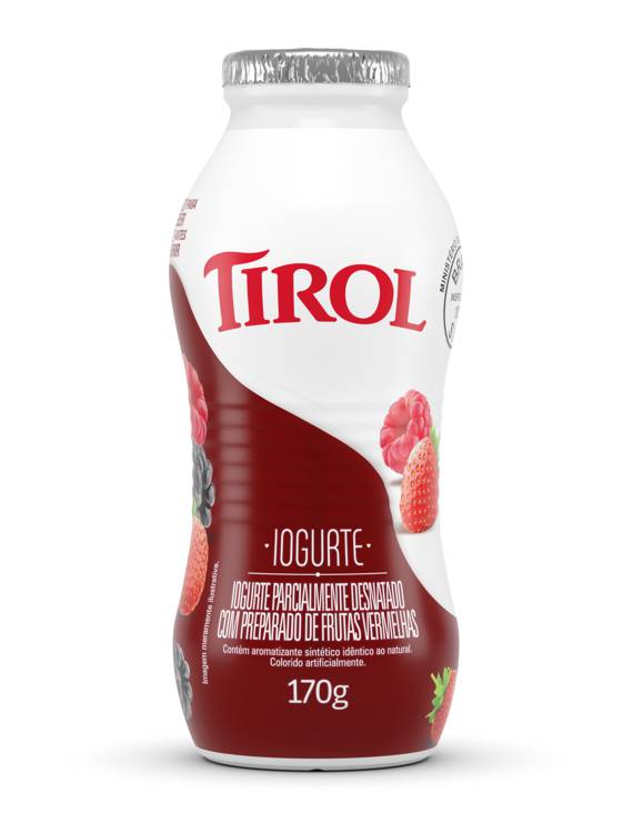 IOGURTE GARRAFA 170 G FRUTAS VERMELHAS