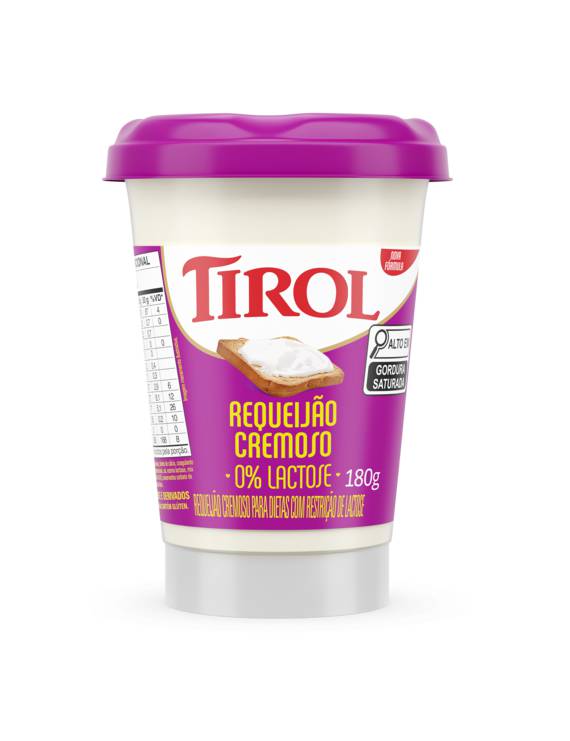 REQUEIJÃO CREMOSO 0% LACT COPO PLAST 180GR