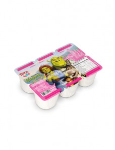IOGURTE MORANGO BANDEJA 480G SHREK