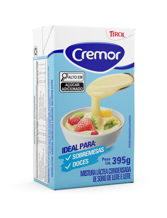 MISTURA LÁCTEA CONDENSADA DE SORO DE LEITE (CREMOR) 395G