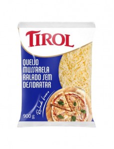 QUEIJO MUSSARELA RALADO FRESCO TIROL 900 G