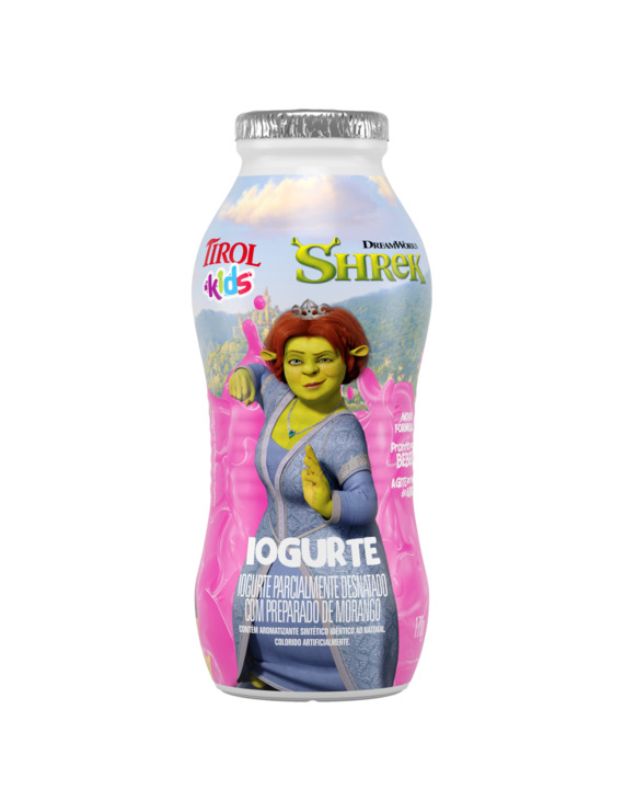 IOGURTE GARRAFA 170 G MORANGO SHREK