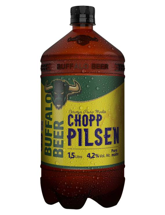 CHOPP - PILSEN - PET 1,5 L BUFFALO BEER