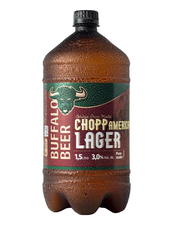 CHOPP - AMERICAN LAGER - PET 1,5 L BUFFALO BEER