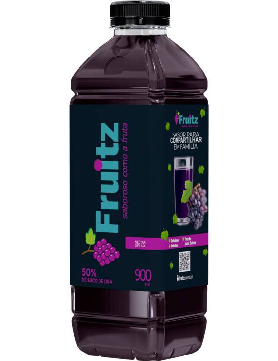 SUCO NECTAR DE UVA FRUITZ 900 ML