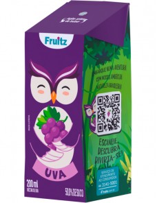 SUCO NECTAR DE UVA FRUITZ CX 200ML