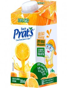 SUCO DE LARANJA INTEGRAL CX 200ML C/ TAMPA ROSCA