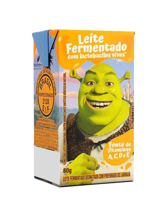 LEITE FERMENTADO BATAVO SABOR LARANJA 6X80 G