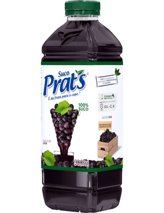 SUCO DE UVA PET 900 ML