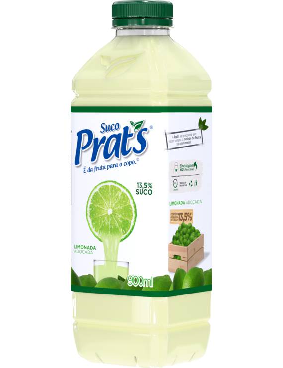 SUCO LIMONADA ADOÇADA PET 900 ML