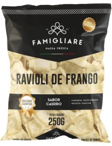 RAVIOLI DE FRANGO FAMIGLIARE - 250 G