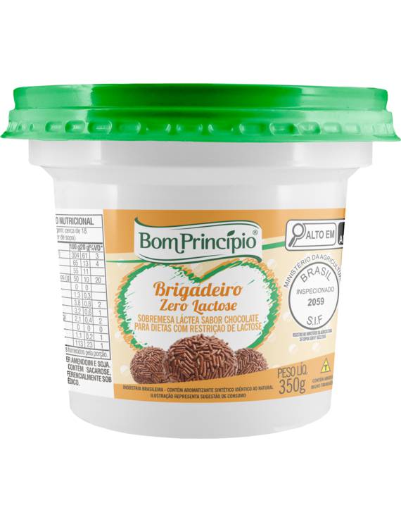 BRIGADEIRO ZERO LACTOSE 350G BP