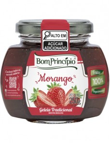 GELEIA DE MORANGO COM PEDACOS 250G BP