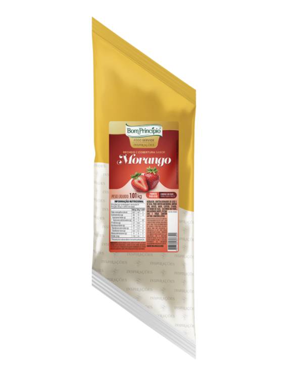 RECHEIO E COB SABOR MORANGO 1.01 KG BP