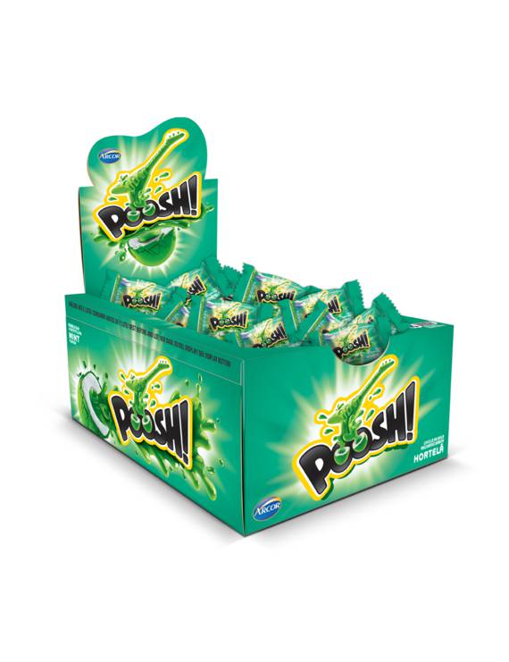 CHICLE POOSH HORTELA 200GR