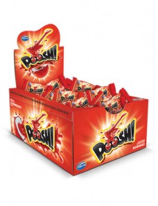CHICLE POOSH MORANGO 200GR