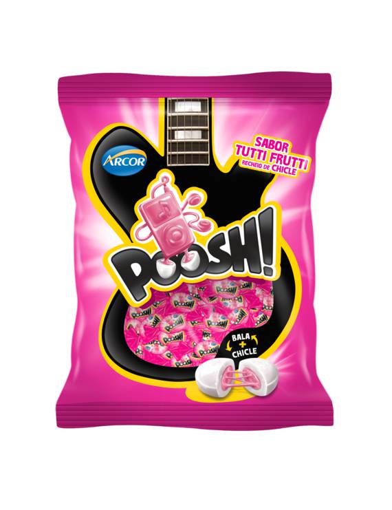 BALA POOSH TUTTI FRUTTI 500GR