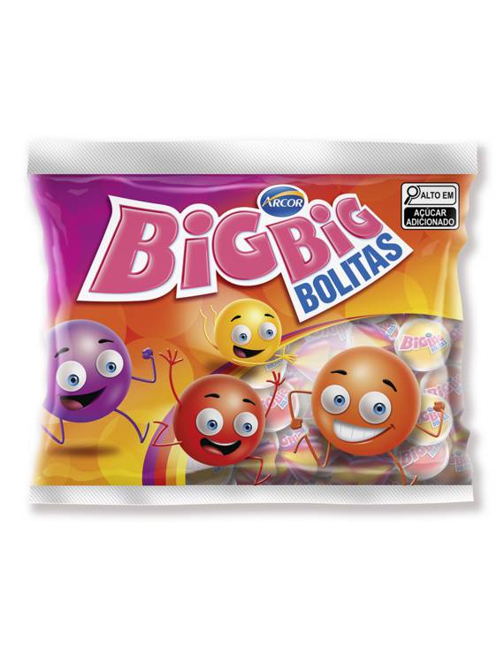 CHICLE BIG BIG BOLIN BOLITAS SORTIDO 252GR