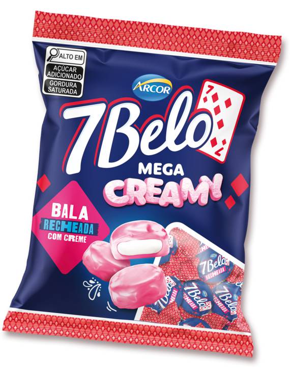 BALA 7BELO RECH FRAMBOESA 500G