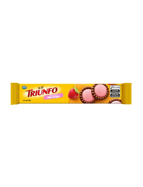 BISC TRIUNFO TORTINI MORANGO 90GR