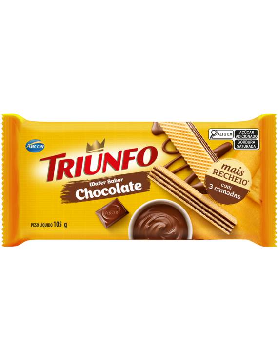 BISC TRIUNFO WAFER CHOCOLATE 105GR