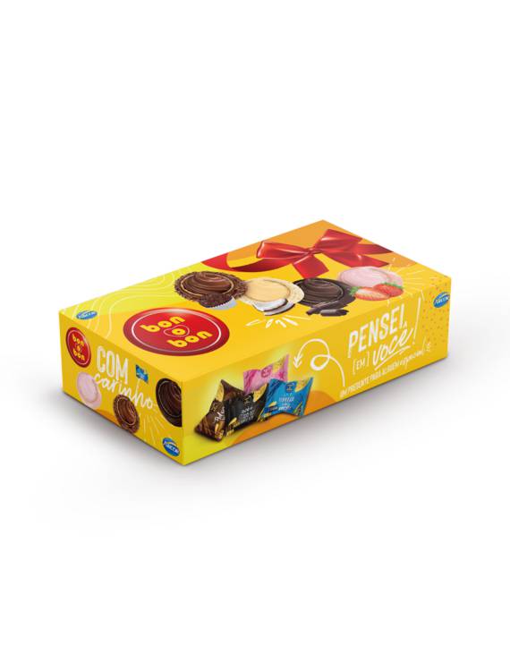 CAIXA BOMBOM BONOBON PRESENTE 30X165GR