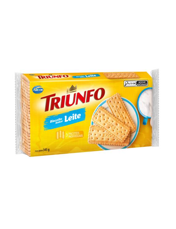 BISC TRIUNFO MULT LEITE 345GR