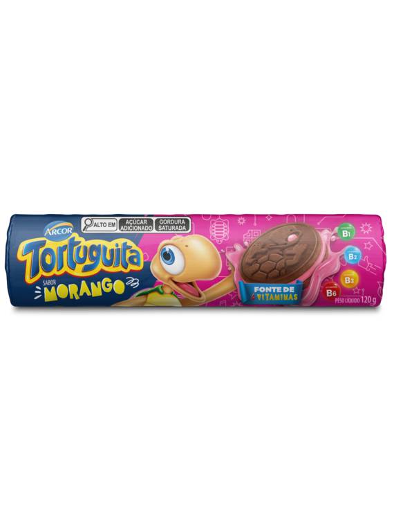 BISC ARCOR TORTUG RECH MORANGO 120GR (TUBO)