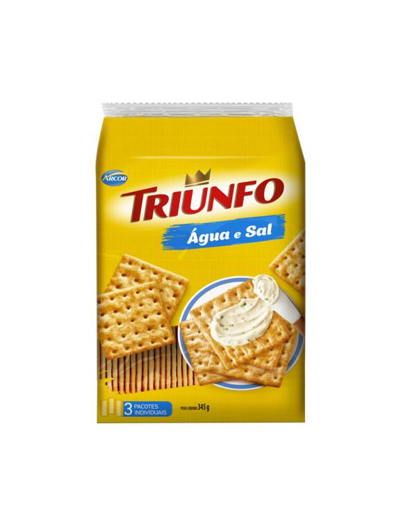 BISC TRIUNFO MULT AGUA E SAL 345GR