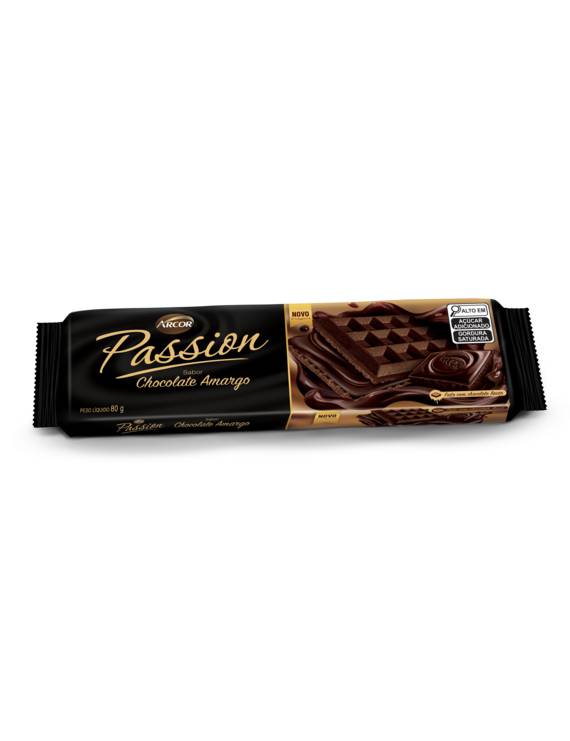 BISC ARCOR PASSION CHOC AMARGO 80GR