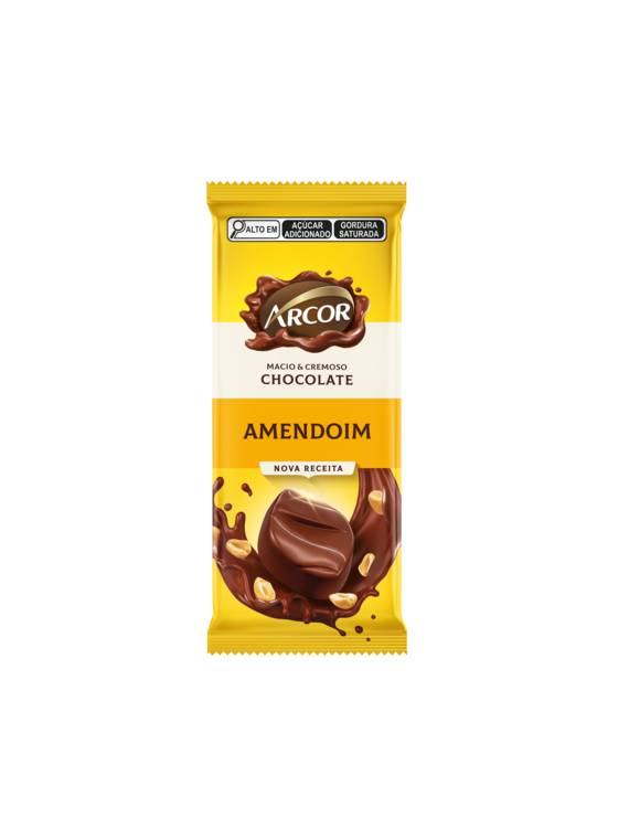 TABLETE ARCOR AMENDOIM 12X80GR
