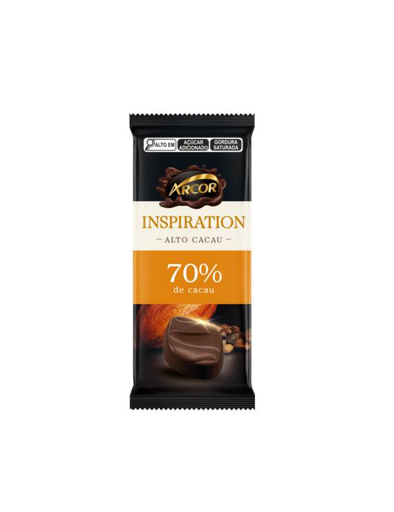 TABLETE INSPIRATION AMARGO 70% 12X80GR