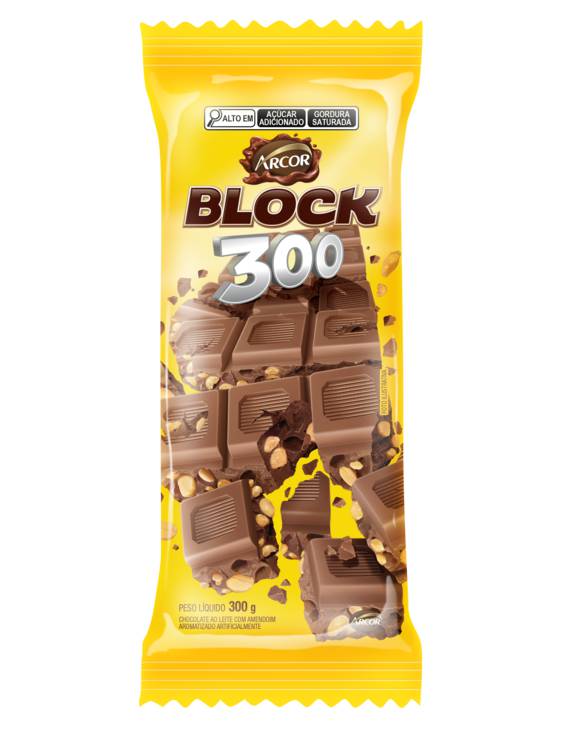 TABLETE ARCOR BLOCK 300GR