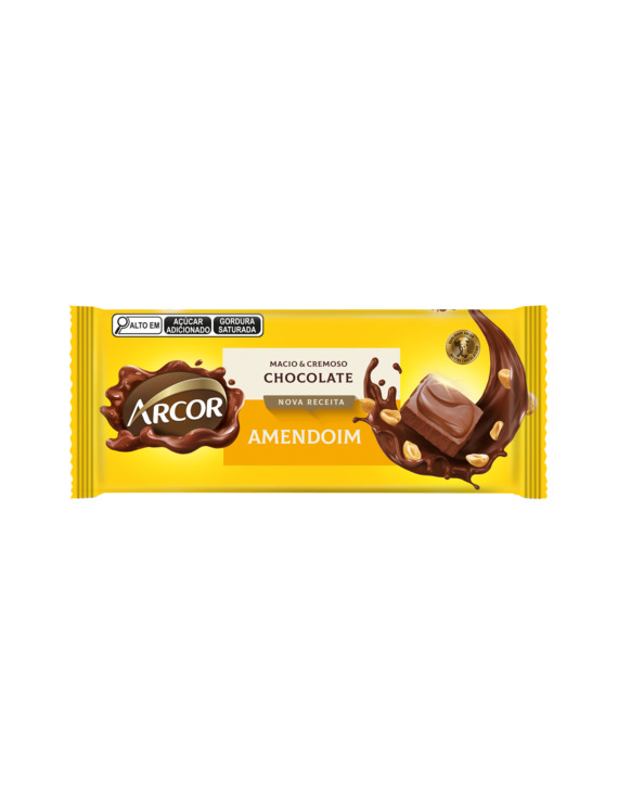 TABLETE ARCOR AMENDOIM 12X80GR