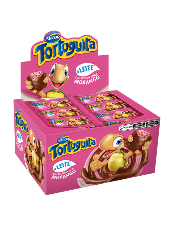 TORTUGUITA DSP MORANGO 24X15.5G