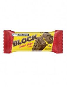 TABLETE BLOCK CHOCOLATE C/ AVELÃ 12X165G