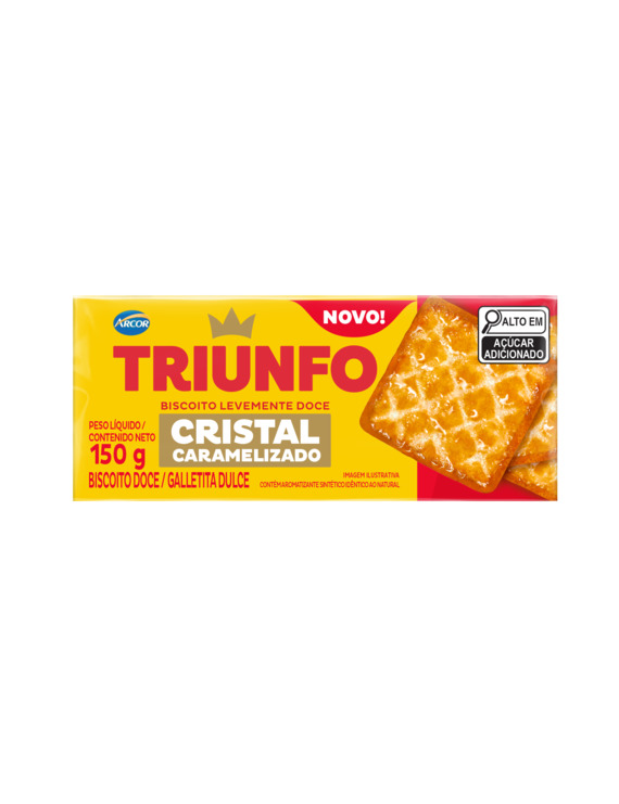 BISC CRISTAL CARAMELIZADO TRIUNFO 150GR