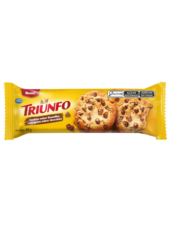 BISC COOKIES TRIUNFO BAUNILHA 60GR