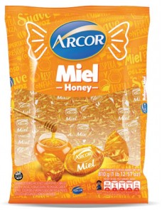 BALA RECHEADA DE MEL 600GR